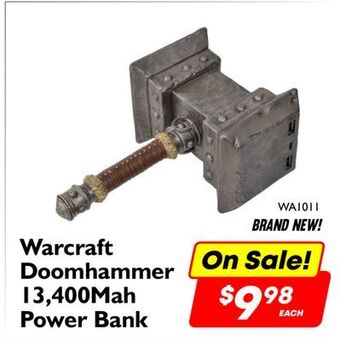 Factory Direct Debranded warcraft doomhammer 13,400mah power bank offer