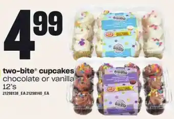 Loblaws Two-bite cupcakes offer