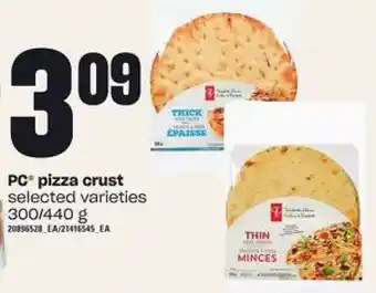 Loblaws Pc pizza crust offer