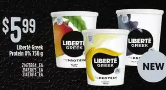 Loblaws Liberte greek protein 0% offer