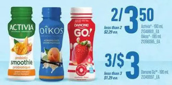 Loblaws Activia, danone go offer