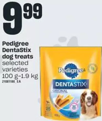 Independent Grocer Pedigree dentastix dog treats offer