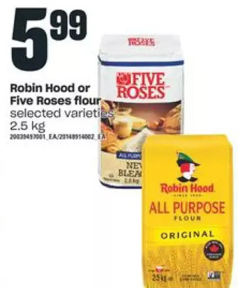 Independent Grocer Robin hood or five roses flour offer
