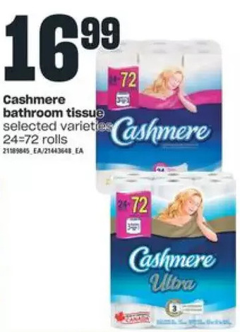 Independent Grocer Cashmere bathroom tissue offer