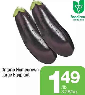 Highland Farms Large eggplant offer