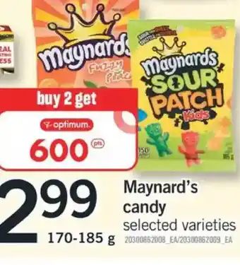Fortinos Mayndard's candy offer