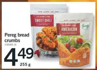 Fortinos Pereg bread crumbs offer