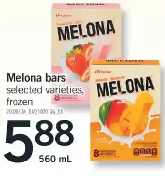 Fortinos Melona bars offer