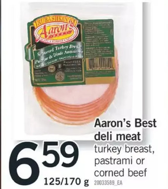 Fortinos Aaron's best deli meat offer