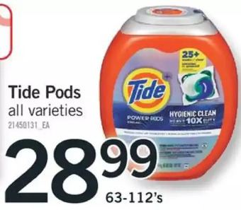 Fortinos Tide pods offer