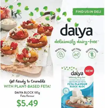 Fortinos Daiya block offer