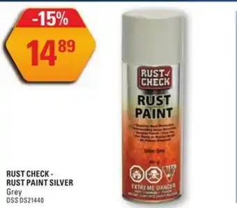 NAPA Auto Parts Rust check - rust paint silver offer
