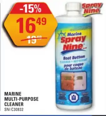 NAPA Auto Parts Spray nine marine multi-purpose cleaner offer