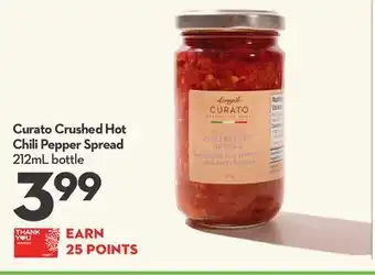 Longo's Curato crushed hot chili pepper spread offer