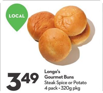 Longo's Longo's gourmet buns offer