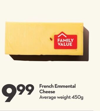 Longo's French emmental cheese offer