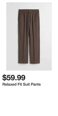 H&M Relaxed fit suit pants offer