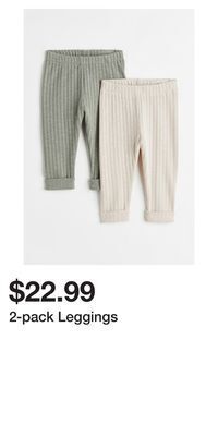 H&M 2-pack leggings offer
