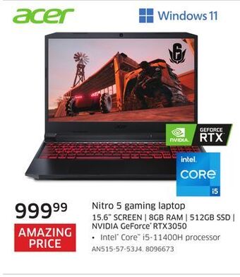 The Source Acer nitro 5 gaming laptop offer
