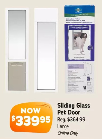 Ren’s Pets Depot Sliding glass pet door offer