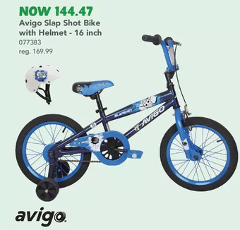 Toys R us Avigo slap shot bike with helmet - 16 inch - r exclusive offer