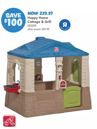 Toys R us Step2 - happy home cottage and grill playhouse - r exclusive offer