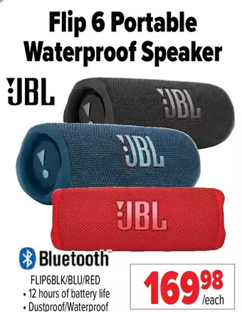 2001 Audio Video Jbl flip 6 portable waterproof speaker offer