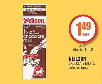 Shoppers Drug Mart Neilson chocolate milk offer