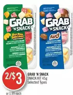 Shoppers Drug Mart Grab 'n snack snack kit offer