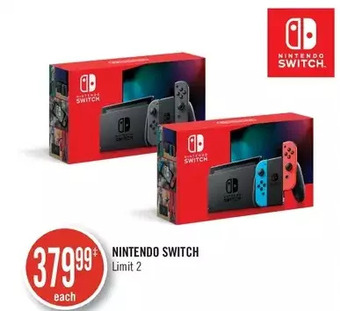 Shoppers Drug Mart Nintendo switch offer