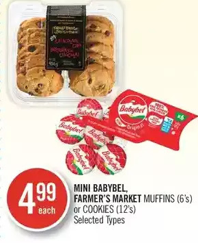 Shoppers Drug Mart Mini babybel, farmer's market muffins or cookies offer