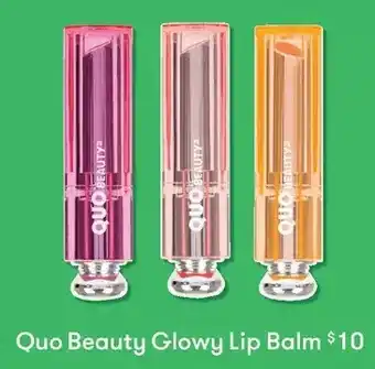 Shoppers Drug Mart Quo beauty glowy lip balm offer
