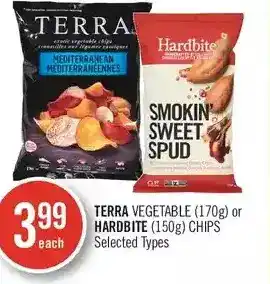 Shoppers Drug Mart Terra vegetable or hardbite chips offer