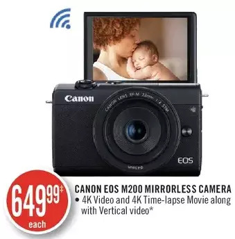 Shoppers Drug Mart Canon eos m200 mirrorless camera offer