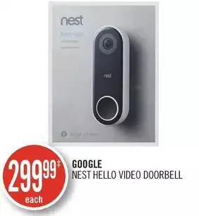 Shoppers Drug Mart Google nest hello video doorbell offer
