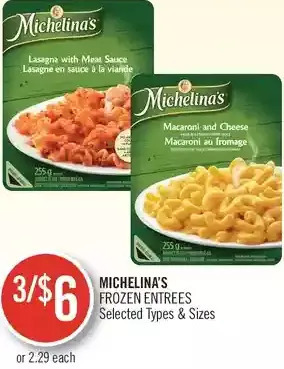 Shoppers Drug Mart Michelina's frozen entrees offer