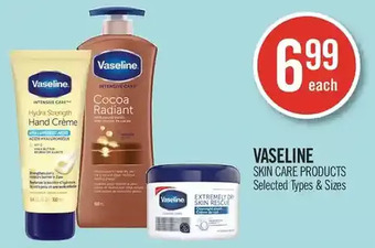 Shoppers Drug Mart Vaseline skin care products offer