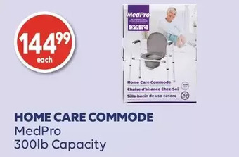 Shoppers Drug Mart Medpro home care commode offer