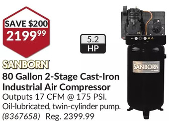 Mastercraft 3-Gallon Oil-Free 