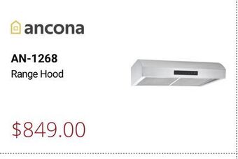 Canadian Appliance Source Ancona range hood offer