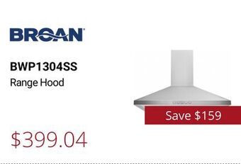 Canadian Appliance Source Broan range hood offer