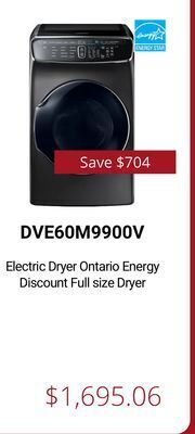 Canadian Appliance Source Samsung electric dryer ontario energy discount full size dryer offer
