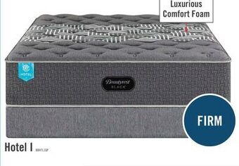 The Brick Beautyrest black hotel 1 queen mattress set offer