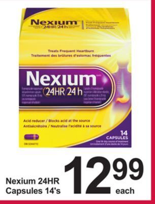 Pharmasave Nexium 24hr capsules offer