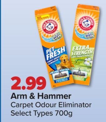 PharmaChoice Arm & hammer carpet odour eliminator offer