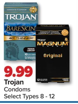 PharmaChoice Trojan condoms offer