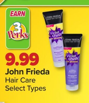 PharmaChoice John frieda hair care offer