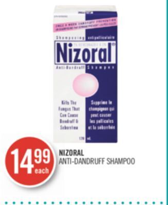Shoppers Drug Mart Nizoral anti-dandruff shampoo offer