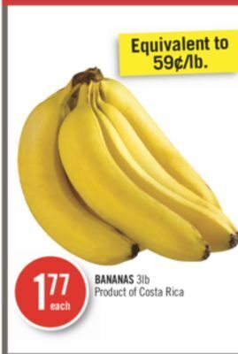 Shoppers Drug Mart Bananas offer