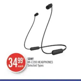 Shoppers Drug Mart Sony wi-c200 headphones offer